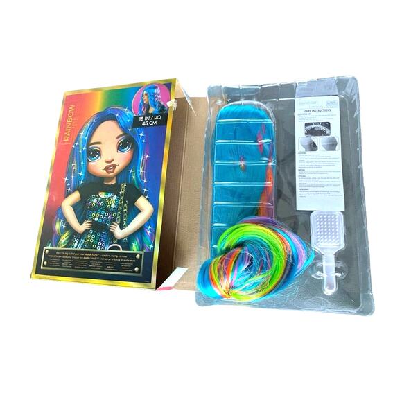 Rainbow High Rainbow Costume-Wig Amaya Raine Halloween All Ages - Picture 3 of 3